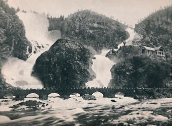 Laatefos, Hardanger, 1914.