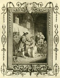 Lady Elizabeth Gray kérvényezi IV. Edwardot, hogy állítsák helyre földjeit, 1461, 1783.