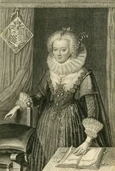 Lady Frances Stewart, Richmond és Lennox hercegnője 1647-1702, 1663 körül.