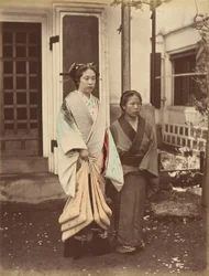 Hölgy és szolga, 1870-es évek.