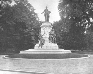 Lafayette szobor, Washington DC, USA, 1900.