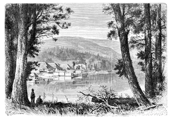 Hakone-tó, 1890