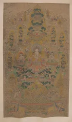 Lamaista Mandala, 17. század.