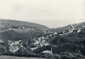 Laxey – Általános nézet, 1895