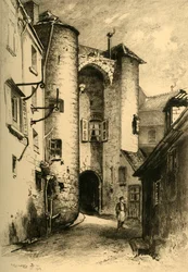 Az átjárás Chénizellesből Laon Aisne-be, 1903.