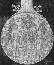 A historizált és újonnan nyomtatott francia Biblia első kötete, kb. 1501.