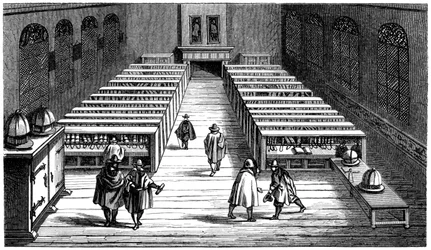 Leiden Egyetem nyilvános könyvtára, Leiden Leyden, 1614 1849