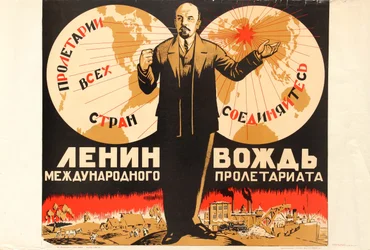 Lenin a nemzetközi proletariátus vezetője, 1920-as évek.