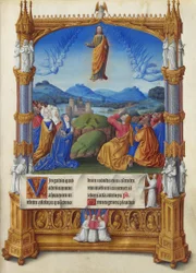 Les Très Riches Heures duc de Berry, Folio 184r – A felemelkedés
