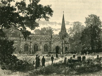 Lexden templom, 1898.