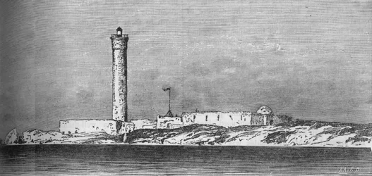 Világítótorony a Paros-szigeten, Alexandria, 1882