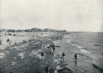 Littlehampton – Evezés alacsony vízparton, 1895