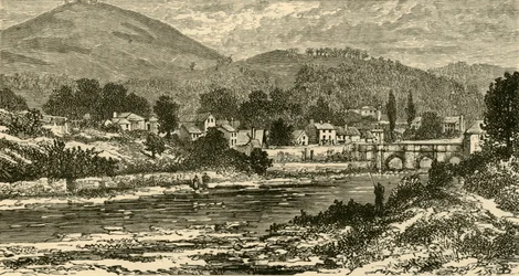 Llangollen híd, 1898.
