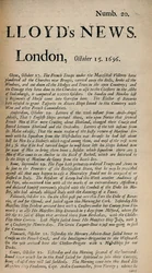 Lloyds News. London, 1696. október 15. – Ném. 1928. 20