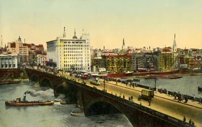 London Bridge és Adelaide House, London, 1935.