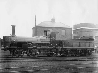 London & South Western Railway LSWR 148-as mozdony, Colne a pályázattal, c1880