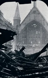 A londoni Guildhall az 1940. december 29-i tűzvész után