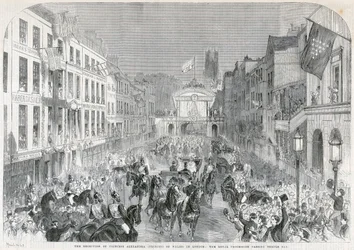 London üdvözli Alexandra hercegnőt, 1863