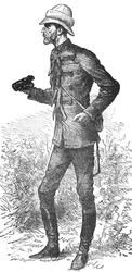 Lord Chelmsford, egy tiszt portréja, röviddel az ulundi csata előtt, 1880