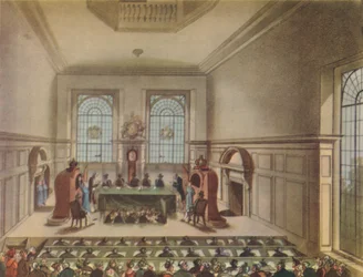 Sorsolás a Coopers Hallban, 1809, 1948.