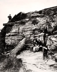 Lovers Seat, Fairlight, Hastings, Sussex, c1900