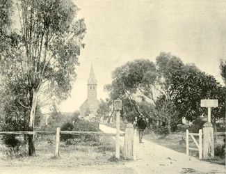 Evangélikus templom, Tanunda, 1901.