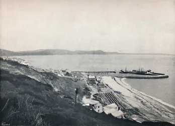 Lyme Regis – A kikötő, 1895
