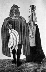 Férfi és női jelmez, 15. század vége – 16. század eleje, 1910