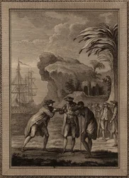 Férfi elad egy rabszolganőt, 1775.