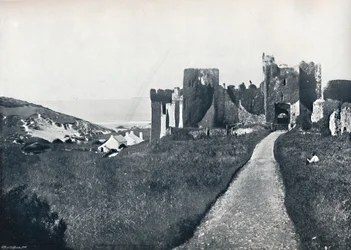 Manorbier - A kastély, 1895