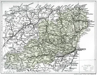 Aberdeenshire térképe, 1924-1926