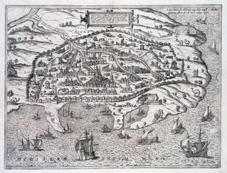 Alexandria térképe, Egyiptom, c1625