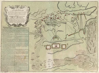 Savucsnyi csata térképe, 1739-1740