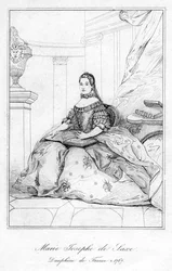 Marie-Josèphe szászországi, Dauphine francia