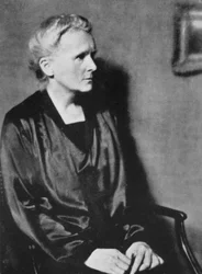Marie Curie lengyel származású francia fizikus, 1929