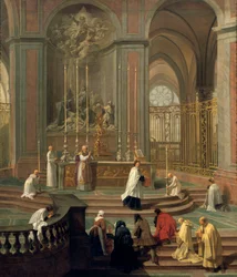 A de la Porte kanonok vagy a párizsi Notre Dame főoltárának szentmise, 1708-1710