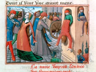 Az armagnácok lemészárlása a Bourguignonok által, Párizs, 1418, 1484