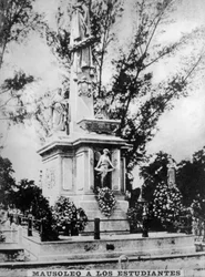 A kivégzett orvostanhallgatók mauzóleuma, 1890, 1902-es évek