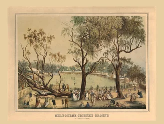 Melbourne-i krikettpálya, 1864. január 1.
