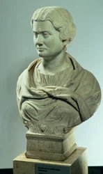 Melitene, az Istenek Anyjának papnője, római márvány mellszobra, felszentelve i.sz. 162-ben
