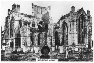 Melrose Abbey, Skócia, 1936