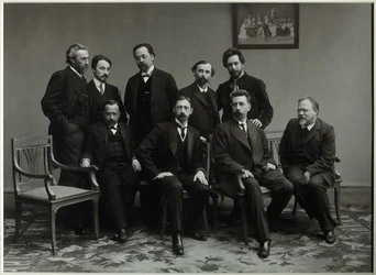 A Sreda Irodalmi Csoport tagjai 1910. szerda