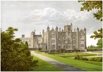 Merevale Hall, Warwickshire, a Dugdale család otthona, 1880