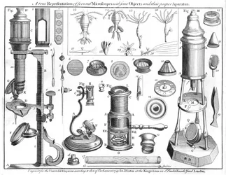 Mikroszkópok és mikroszkopikus tárgyak, 1750