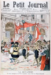 Nagyböjt közepén a királynők királynőjének farsangi lebegése, 1903
