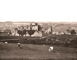 Middleham kastély, Yorkshire, 1894.