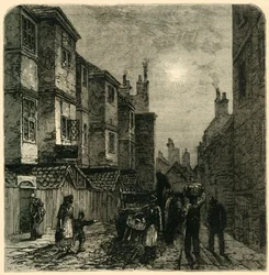 Milford Lane 1820-ban, 1881-ben.