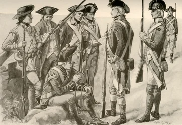 Katonai egyenruha Amerikában, 1770, 1937.