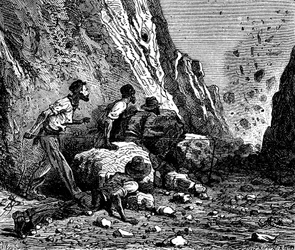 Bányászok robbantása, 1879.
