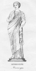 Mnemosine Mnemosyne, c1850